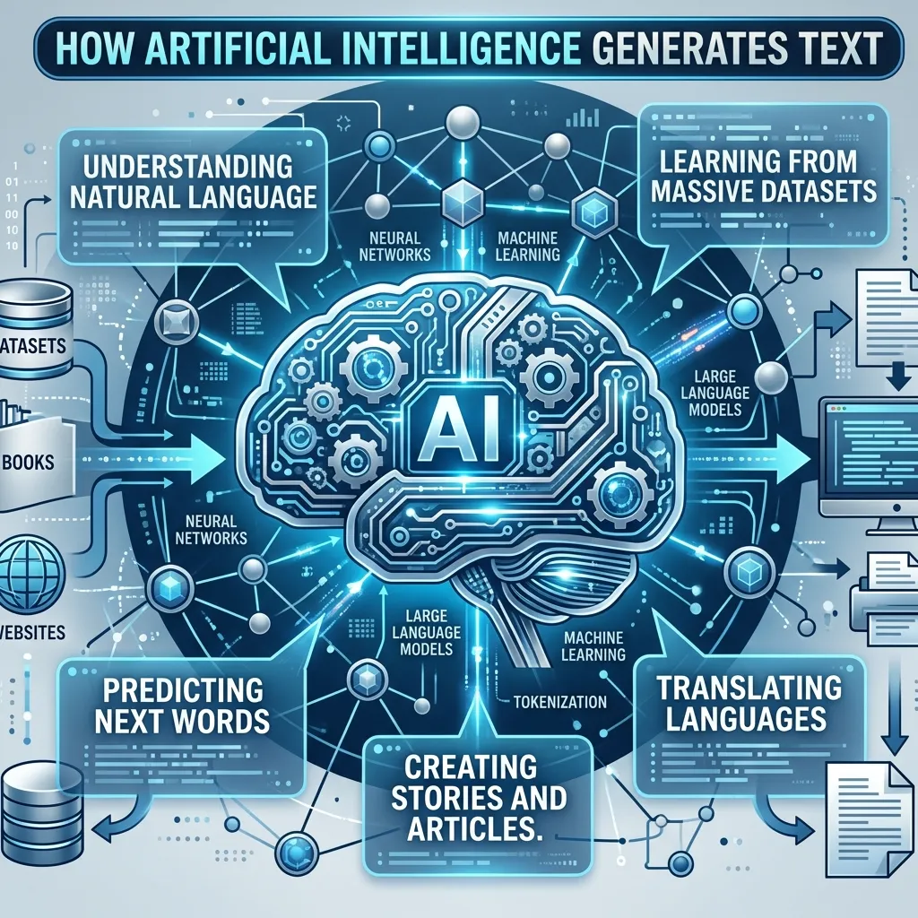 How Artificial Intelligence Generates Text