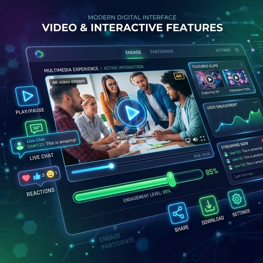Video and Interactive Features